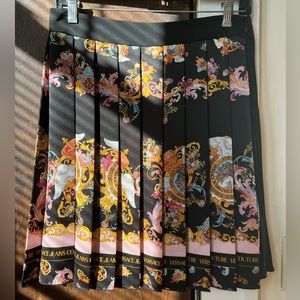 Versace pleated mini skirt